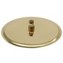 Cabezal de ducha redondo efecto lluvia acero inox dorado 30 cm de vidaXL, Cabezales de ducha - Ref: Foro24-147705, Precio: 29...
