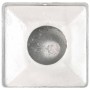 Tapas para postes 6 uds metal galvanizado globo final 91x91 mm de vidaXL, Accesorios para rejas y vallas - Ref: Foro24-145499...