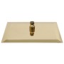 Cabezal ducha efecto lluvia acero inox cuadrado dorado 30x20cm de vidaXL, Cabezales de ducha - Ref: Foro24-147713, Precio: 19...