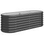 Jardinera acero con recubrimiento polvo antracita 114x40x36 cm de vidaXL, Maceteros y jardineras - Ref: Foro24-318866, Precio...