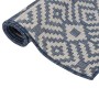 Alfombra de exterior de tejido plano rayas azules 80x250 cm de vidaXL, Alfombras - Ref: Foro24-340835, Precio: 42,14 €, Descu...