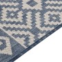 Alfombra de exterior de tejido plano rayas azules 80x250 cm de vidaXL, Alfombras - Ref: Foro24-340835, Precio: 42,14 €, Descu...