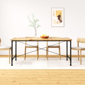 Mesa de comedor de madera maciza de mango 180 cm en Mesas de comedor | Comprar online en Foru.es