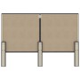Cabecero de tela gris oscuro 140x200 cm de vidaXL, Cabeceros y pies de cama - Ref: Foro24-287468, Precio: 87,54 €, Descuento: %