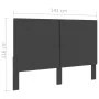Kopfteil aus dunkelgrauem Stoff, 140 x 200 cm von vidaXL, Kopf- und Fußteile - Ref: Foro24-287468, Preis: 86,21 €, Rabatt: %
