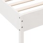 Estructura de cama madera maciza de pino blanco 90x190 cm de vidaXL, Camas y somieres - Ref: Foro24-842727, Precio: 88,73 €, ...