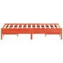 Estructura de cama madera maciza pino marrón cera 120x190 cm de vidaXL, Camas y somieres - Ref: Foro24-842725, Precio: 101,92...
