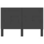 Tufted headboard in dark gray fabric 140x200 cm by vidaXL, Headboards and footboards - Ref: Foro24-287472, Price: 90,53 €, Di...