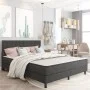 Tufted headboard in dark gray fabric 180x200 cm by vidaXL, Headboards and footboards - Ref: Foro24-287474, Price: 112,40 €, D...