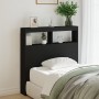 Cabecero de cama con LED negro 100x17x102 cm de vidaXL, Cabeceros y pies de cama - Ref: Foro24-839183, Precio: 63,95 €, Descu...