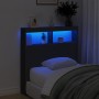 Cabecero de cama con LED negro 100x17x102 cm de vidaXL, Cabeceros y pies de cama - Ref: Foro24-839183, Precio: 63,95 €, Descu...