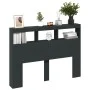 Cabecero de cama con LED negro 140x17x102 cm de vidaXL, Cabeceros y pies de cama - Ref: Foro24-839197, Precio: 91,96 €, Descu...