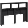 Bettkopfteil mit schwarzer LED 140x17x102 cm von vidaXL, Kopf- und Fußteile - Ref: Foro24-839197, Preis: 91,96 €, Rabatt: %