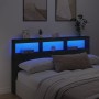 Cabecero de cama con LED negro 180x17x102 cm de vidaXL, Cabeceros y pies de cama - Ref: Foro24-839211, Precio: 109,03 €, Desc...