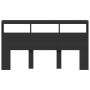 Cabecero de cama con LED negro 180x17x102 cm de vidaXL, Cabeceros y pies de cama - Ref: Foro24-839211, Precio: 109,03 €, Desc...