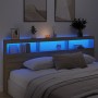Cabecero de cama con LED roble Sonoma 220x17x102 cm de vidaXL, Cabeceros y pies de cama - Ref: Foro24-839226, Precio: 122,29 ...