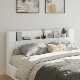 Cabecero de cama con LED blanco 200x16,5x103,5 cm de vidaXL, Cabeceros y pies de cama - Ref: Foro24-839266, Precio: 101,05 €,...