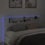 Bettkopfteil mit weißer LED 200x16,5x103,5 cm von vidaXL, Kopf- und Fußteile - Ref: Foro24-839266, Preis: 96,86 €, Rabatt: %