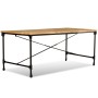 Mesa de comedor de madera maciza de mango 180 cm en Mesas de comedor | Comprar online en Foru.es