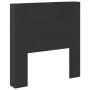 Cabecero de cama con luz LED negro 100x16,5x103,5 cm de vidaXL, Cabeceros y pies de cama - Ref: Foro24-839232, Precio: 69,72 ...