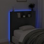 Cabecero de cama con luz LED negro 100x16,5x103,5 cm de vidaXL, Cabeceros y pies de cama - Ref: Foro24-839232, Precio: 70,47 ...