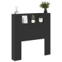 Cabecero de cama con luz LED negro 100x16,5x103,5 cm de vidaXL, Cabeceros y pies de cama - Ref: Foro24-839232, Precio: 69,72 ...