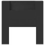 Cabecero de cama con luz LED negro 100x16,5x103,5 cm de vidaXL, Cabeceros y pies de cama - Ref: Foro24-839232, Precio: 70,47 ...