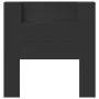 Cabecero de cama con luz LED negro 100x16,5x103,5 cm de vidaXL, Cabeceros y pies de cama - Ref: Foro24-839232, Precio: 69,72 ...