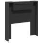 Cabecero de cama con luz LED negro 100x16,5x103,5 cm de vidaXL, Cabeceros y pies de cama - Ref: Foro24-839232, Precio: 70,47 ...