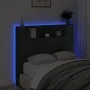 Cabecero de cama con luz LED negro 120x16,5x103,5 cm de vidaXL, Cabeceros y pies de cama - Ref: Foro24-839239, Precio: 79,44 ...