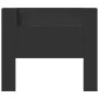 Cabecero de cama con luz LED negro 120x16,5x103,5 cm de vidaXL, Cabeceros y pies de cama - Ref: Foro24-839239, Precio: 79,44 ...