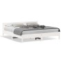 Estructura de cama con cabecero madera de pino blanco 200x200cm de vidaXL, Camas y somieres - Ref: Foro24-3216210, Precio: 21...
