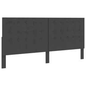Cabecero copetudo de tela gris oscuro 200x200 cm de vidaXL, Cabeceros y pies de cama - Ref: Foro24-287475, Precio: 118,54 €, ...