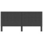 Cabecero copetudo de tela gris oscuro 200x200 cm de vidaXL, Cabeceros y pies de cama - Ref: Foro24-287475, Precio: 120,72 €, ...