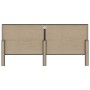 Cabecero copetudo de tela gris oscuro 200x200 cm de vidaXL, Cabeceros y pies de cama - Ref: Foro24-287475, Precio: 120,72 €, ...