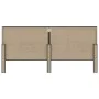 Cabecero copetudo de tela gris oscuro 200x200 cm de vidaXL, Cabeceros y pies de cama - Ref: Foro24-287475, Precio: 118,54 €, ...
