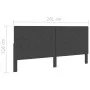Getuftetes Kopfteil aus dunkelgrauem Stoff, 200 x 200 cm von vidaXL, Kopf- und Fußteile - Ref: Foro24-287475, Preis: 118,54 €...
