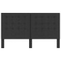 Cabecero copetudo de tela gris oscuro 160x200 cm de vidaXL, Cabeceros y pies de cama - Ref: Foro24-287473, Precio: 112,36 €, ...