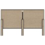 Cabecero copetudo de tela gris oscuro 160x200 cm de vidaXL, Cabeceros y pies de cama - Ref: Foro24-287473, Precio: 112,36 €, ...
