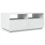 Mesa de centro con luces LED blanco 90x49x40 cm de vidaXL, Mesas de centro - Ref: Foro24-839833, Precio: 89,73 €, Descuento: %
