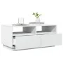Mesa de centro con luces LED blanco 90x49x40 cm de vidaXL, Mesas de centro - Ref: Foro24-839833, Precio: 89,73 €, Descuento: %