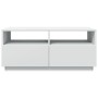 Mesa de centro con luces LED blanco 90x49x40 cm de vidaXL, Mesas de centro - Ref: Foro24-839833, Precio: 83,47 €, Descuento: %