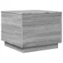 Mesa de centro con luces LED gris Sonoma 50x50x40 cm de vidaXL, Mesas de centro - Ref: Foro24-839873, Precio: 57,86 €, Descue...