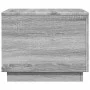 Mesa de centro con luces LED gris Sonoma 50x50x40 cm de vidaXL, Mesas de centro - Ref: Foro24-839873, Precio: 57,86 €, Descue...