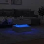 LED-Couchtisch in Sonoma-Grau mit den Maßen 50x50x40 cm. von vidaXL, Couchtisch - Ref: Foro24-839859, Preis: 86,42 €, Rabatt: %