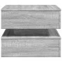 LED-Couchtisch in Sonoma-Grau mit den Maßen 50x50x40 cm. von vidaXL, Couchtisch - Ref: Foro24-839859, Preis: 86,42 €, Rabatt: %