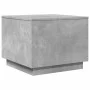 Mesa de centro con luces LED gris hormigón 50x50x40 cm by vidaXL, Coffee table - Ref: Foro24-839871, Price: 48,30 €, Discount: %