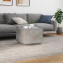Mesa de centro con luces LED gris hormigón 50x50x40 cm de vidaXL, Mesas de centro - Ref: Foro24-839871, Precio: 46,51 €, Desc...