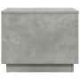 Mesa de centro con luces LED gris hormigón 50x50x40 cm by vidaXL, Coffee table - Ref: Foro24-839871, Price: 48,30 €, Discount: %