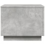 Mesa de centro con luces LED gris hormigón 50x50x40 cm de vidaXL, Mesas de centro - Ref: Foro24-839871, Precio: 46,51 €, Desc...